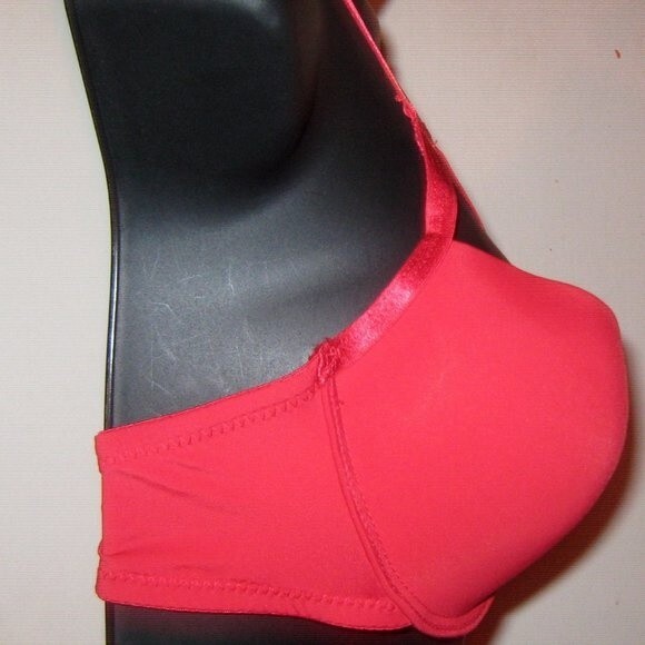 Youmita 34C Red Cage Demi Push Up Bra NWT - Picture 2 of 14